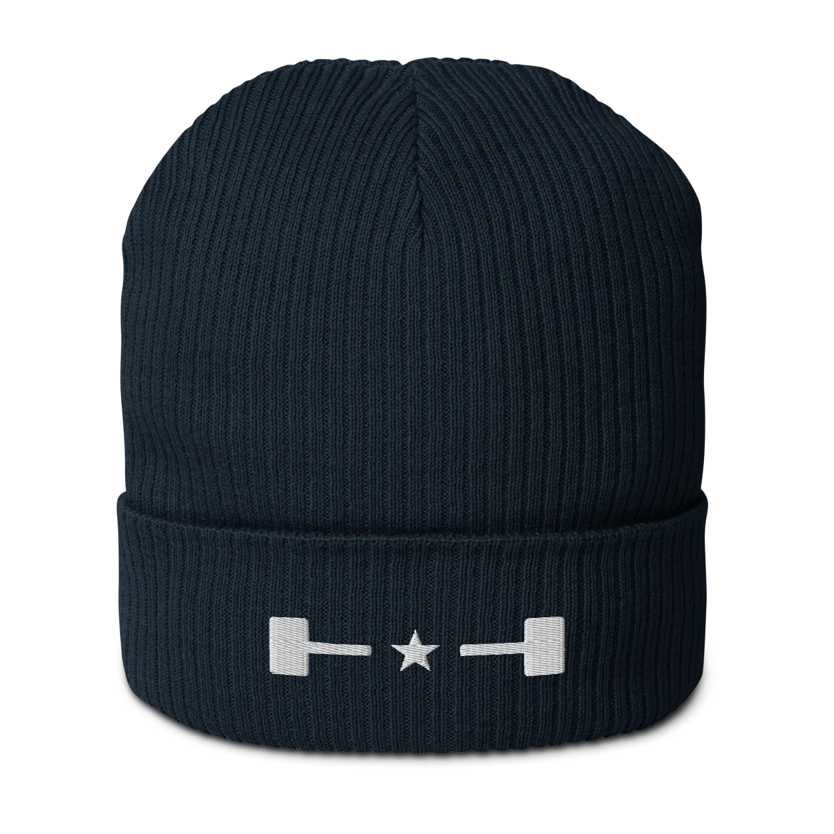 Patriarch Outfitters Beanie in Navy, front view